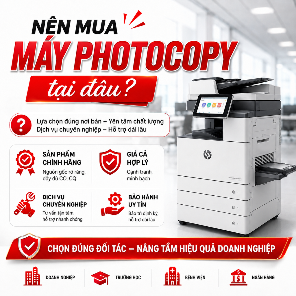 Nên Mua Máy Photocopy Tại Đâu